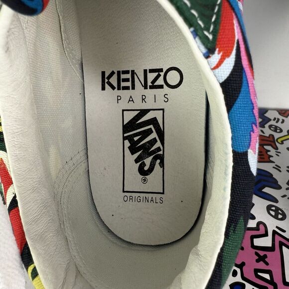 NEW VANS Kenzo x OG Old Skool LX Floral Green True White Men’s Size 9 Rare - Picture 10 of 11